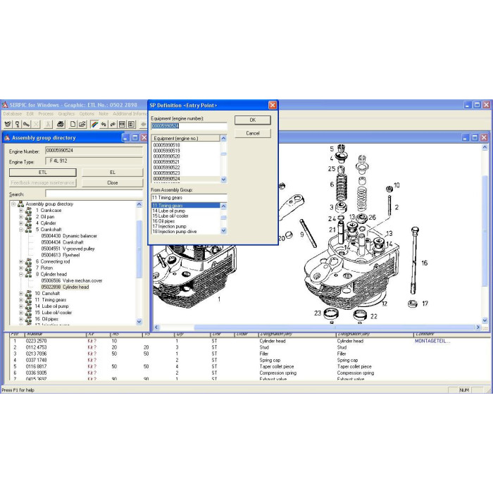 DEUTZ SERPIC 2012 EPC SPARE PARTS CATALOG
