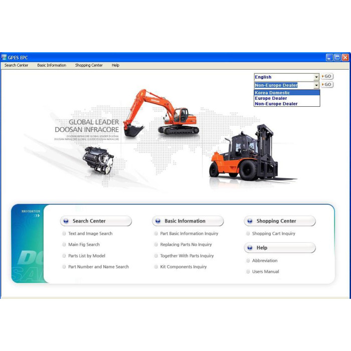 DOOSAN GPES EPC 2017 PARTS CATALOG