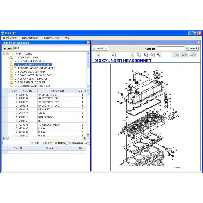 DOOSAN GPES EPC 2017 PARTS CATALOG