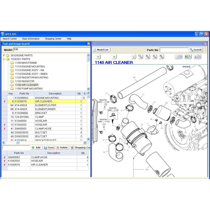 DOOSAN GPES EPC 2017 PARTS CATALOG