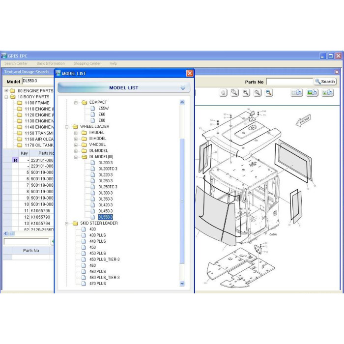 DOOSAN GPES EPC 2017 PARTS CATALOG