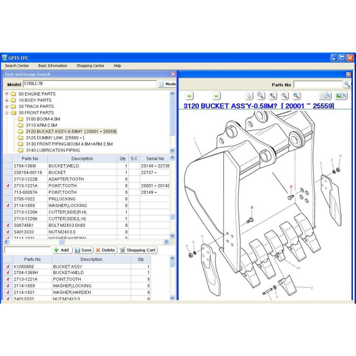 DOOSAN GPES EPC 2017 PARTS CATALOG