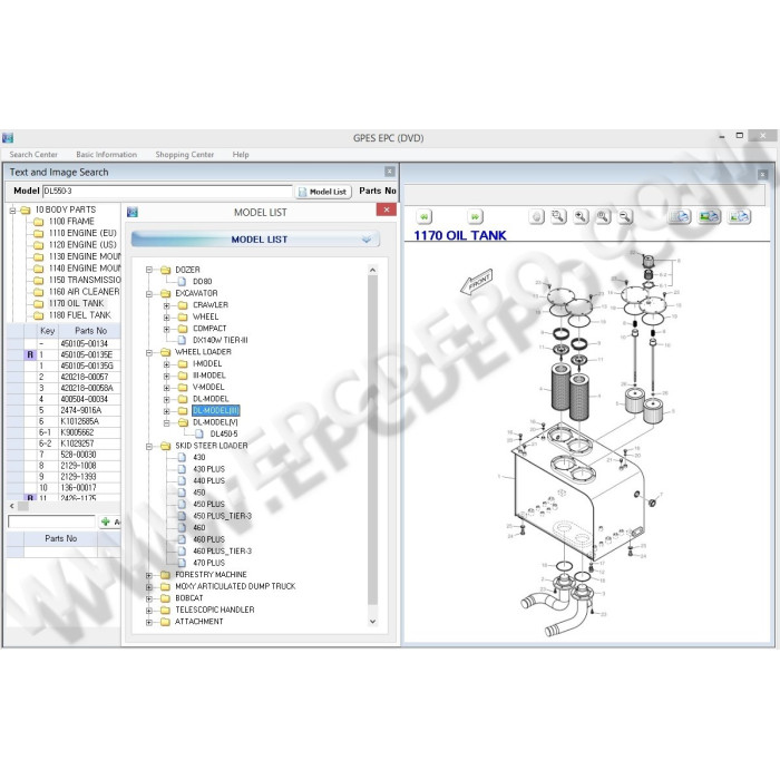 DOOSAN GPES EPC 2014 PARTS CATALOG