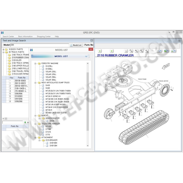 DOOSAN GPES EPC 2014 PARTS CATALOG