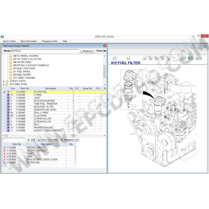 DOOSAN GPES EPC 2014 PARTS CATALOG