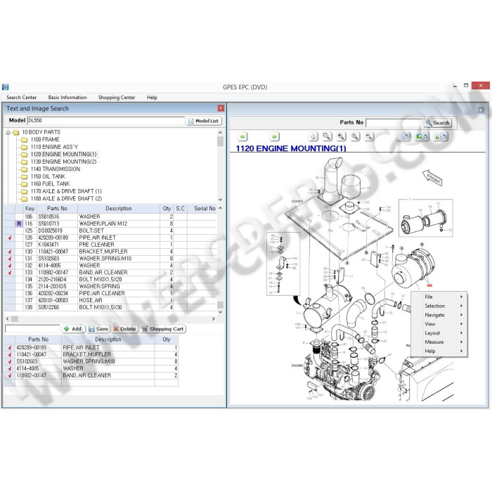 DOOSAN GPES EPC 2014 PARTS CATALOG