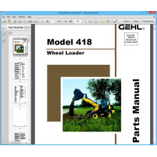 GEHL CONSTRUCTION EQUIPMENT EPC PARTS CATALOG