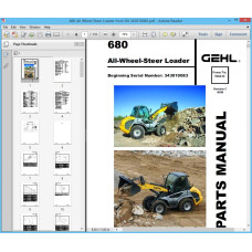 GEHL CONSTRUCTION EQUIPMENT EPC PARTS CATALOG