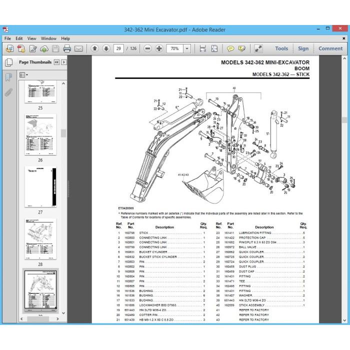 GEHL CONSTRUCTION EQUIPMENT EPC PARTS CATALOG