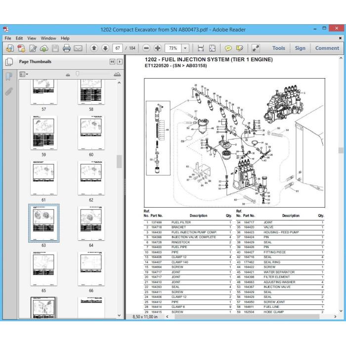 GEHL CONSTRUCTION EQUIPMENT EPC PARTS CATALOG