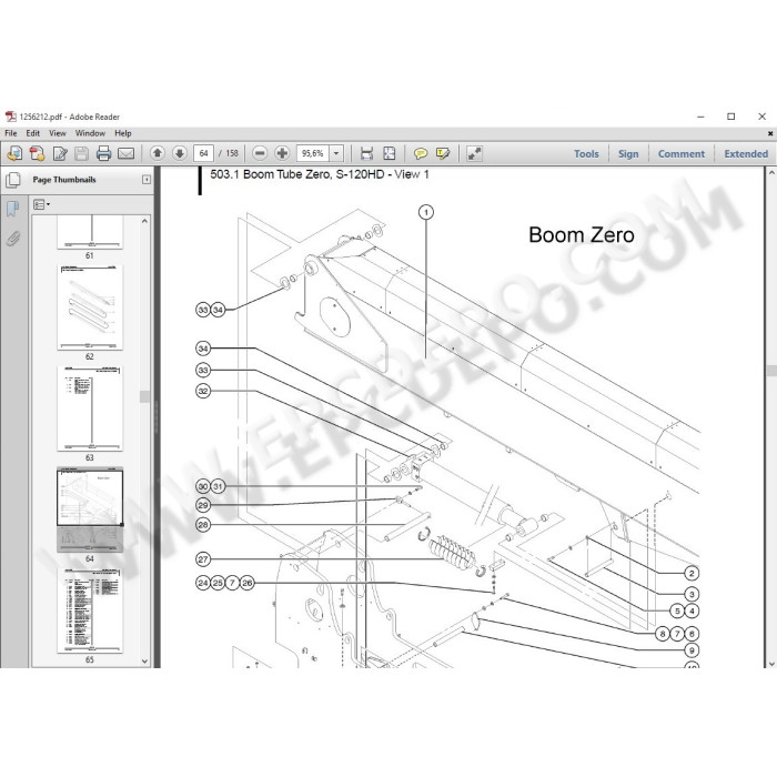 GENIE S BOOM EPC PARTS CATALOG