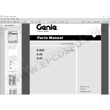 GENIE S BOOM EPC PARTS CATALOG