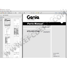 Genie / Terex Telehandler & Forklift EPC spare parts catalog