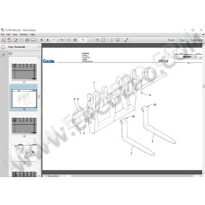 Genie / Terex Telehandler & Forklift EPC spare parts catalog
