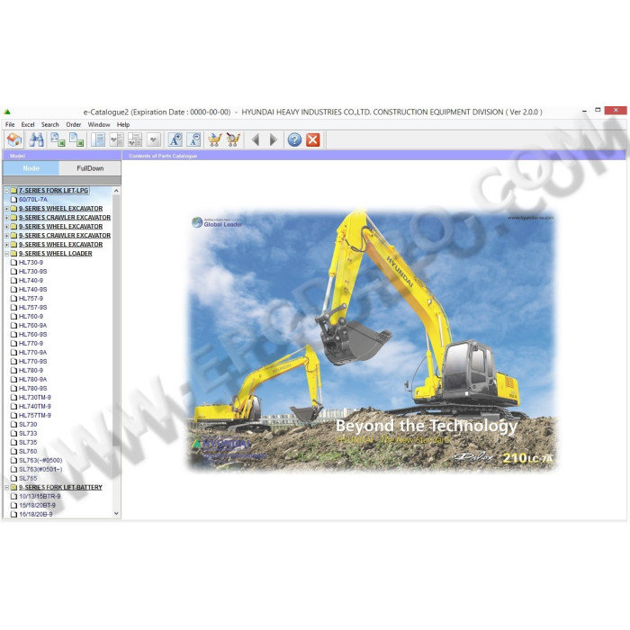 HYUNDAI ROBEX CONSTRUCTION EPC 2013
