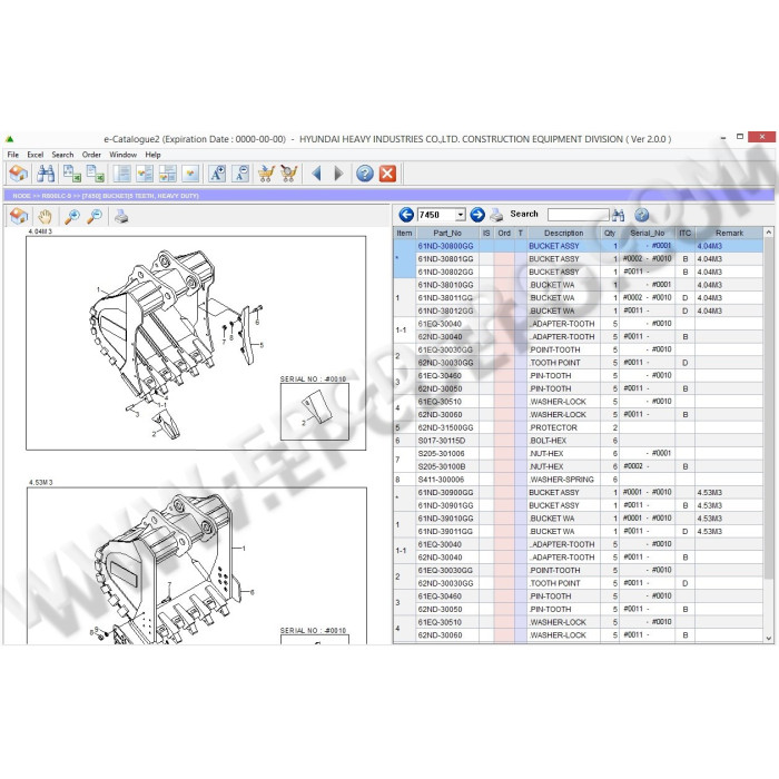HYUNDAI ROBEX CONSTRUCTION EPC 2013
