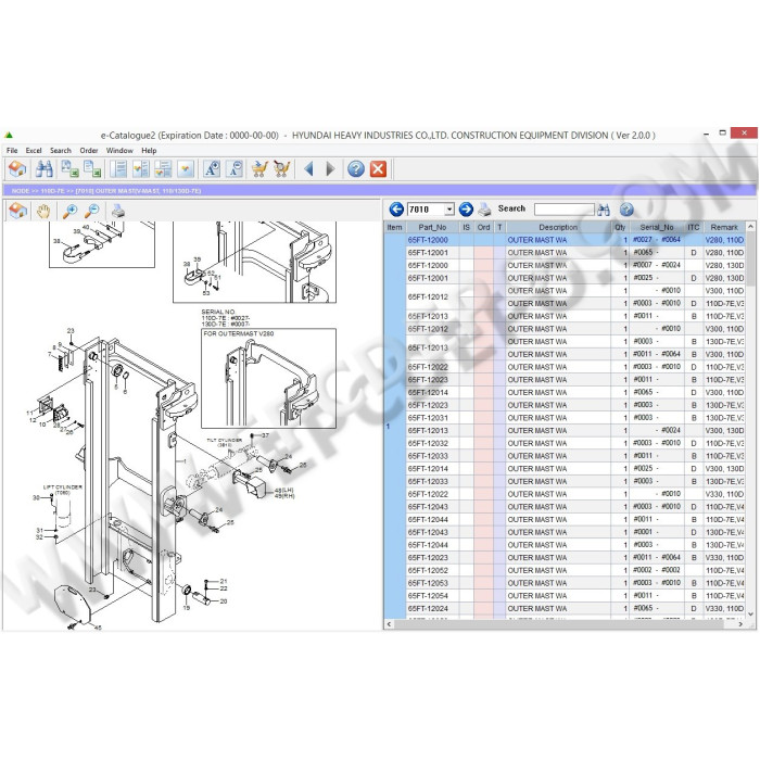 HYUNDAI ROBEX CONSTRUCTION EPC 2013