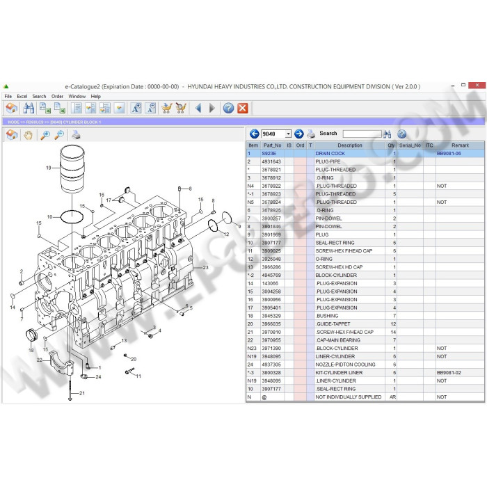 HYUNDAI ROBEX CONSTRUCTION EPC 2013