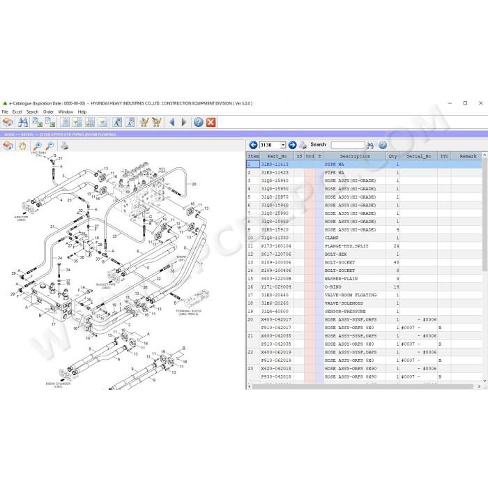 HYUNDAI ROBEX CONSTRUCTION EPC 2017