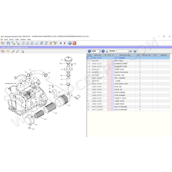 HYUNDAI ROBEX CONSTRUCTION EPC 2017
