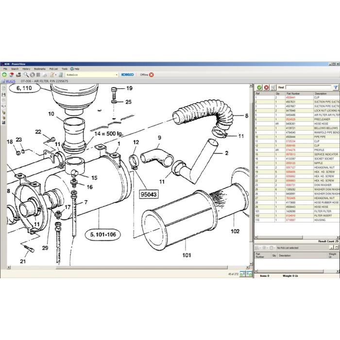 KOBELCO EPC SPARE PARTS CATALOG 2012