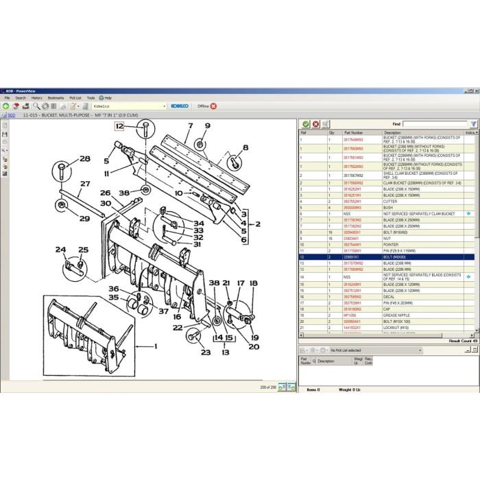 KOBELCO EPC SPARE PARTS CATALOG 2012