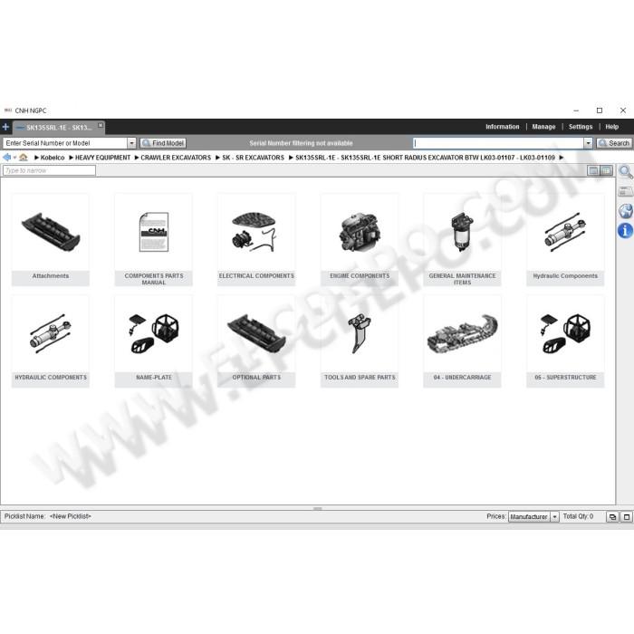 KOBELCO EPC SPARE PARTS CATALOG 2015