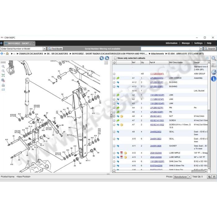 KOBELCO EPC SPARE PARTS CATALOG 2015