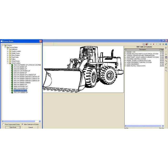 KOMATSU DRESSTA-GALION EPC 2021 PARTS CATALOG