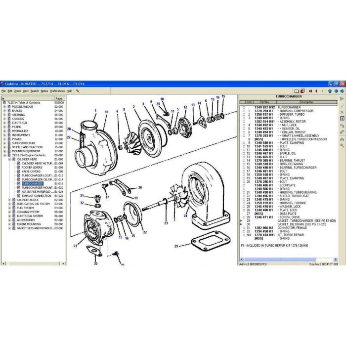 KOMATSU DRESSTA-GALION EPC 2021 PARTS CATALOG