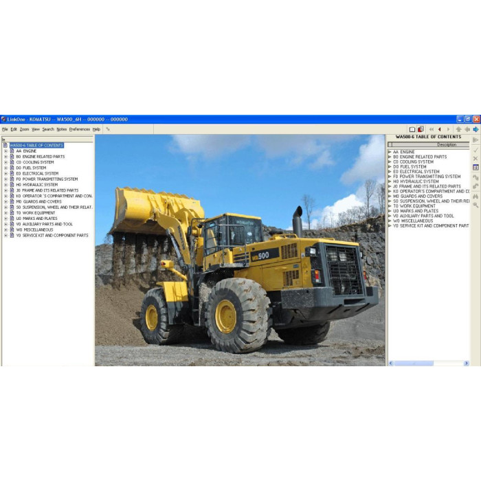 Komatsu Germany EPC spare parts catalog 2013