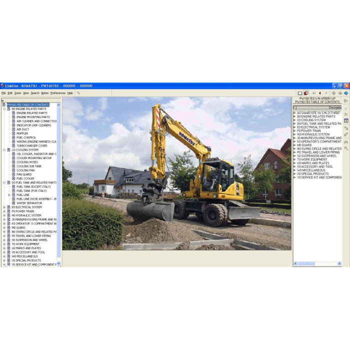Komatsu Germany EPC spare parts catalog 2013