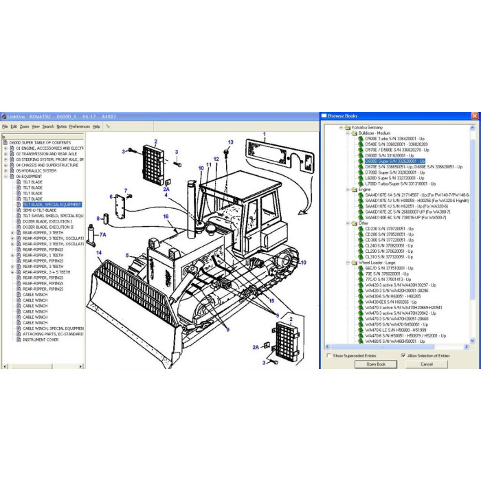 Komatsu Germany EPC spare parts catalog 2013