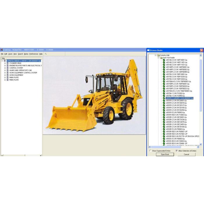 Komatsu Italy EPC spare parts catalog 2016