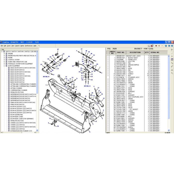 Komatsu Italy EPC spare parts catalog 2016