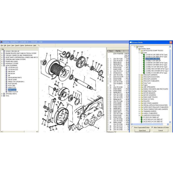 KOMATSU JAPAN CONSTRUCTION EPC 2021 PARTS CATALOG