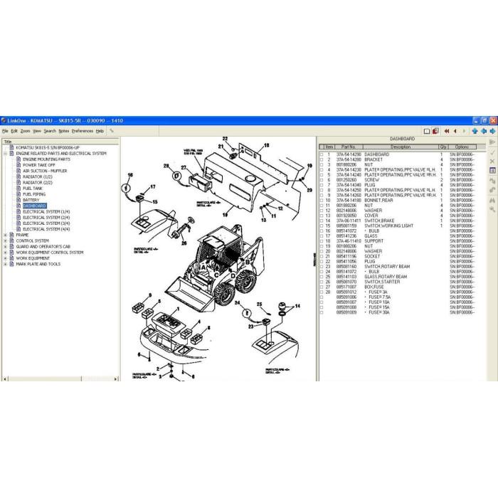 KOMATSU JAPAN CONSTRUCTION EPC 2021 PARTS CATALOG