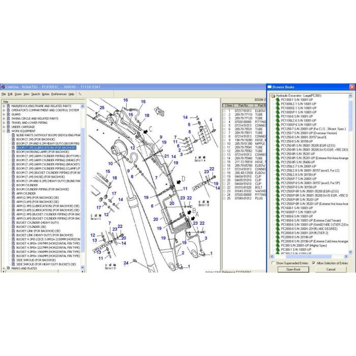 KOMATSU JAPAN EXCAVATOR EPC 2021 PARTS CATALOG