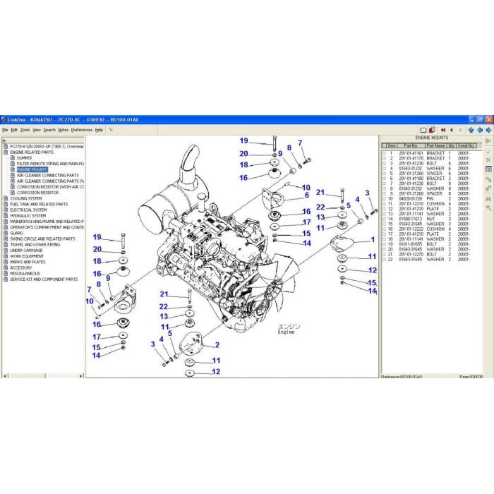 KOMATSU JAPAN EXCAVATOR EPC 2021 PARTS CATALOG