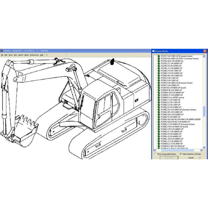 KOMATSU CONSTRUCTION EPC 2021 PARTS CATALOG