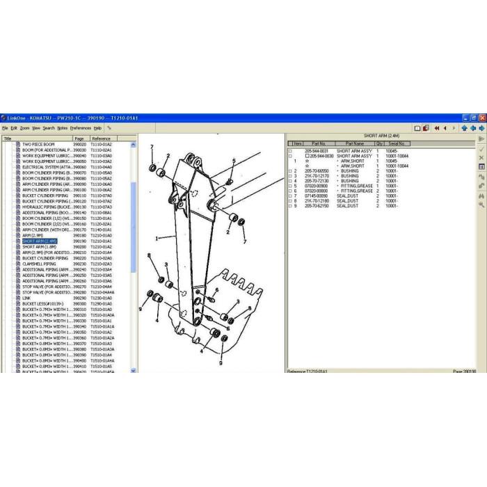KOMATSU CONSTRUCTION EPC 2021 PARTS CATALOG