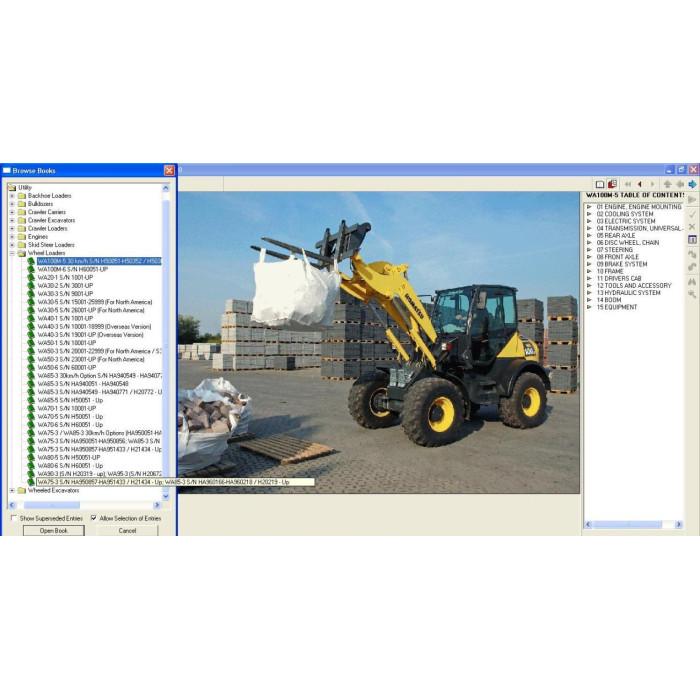 KOMATSU UTILITY EPC 2021 SPARE PARTS CATALOG
