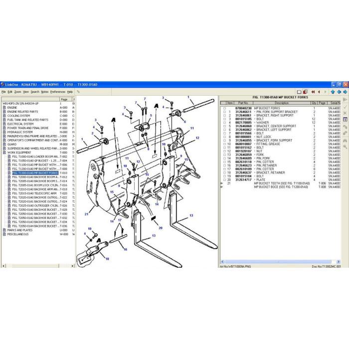 KOMATSU UTILITY EPC 2021 SPARE PARTS CATALOG