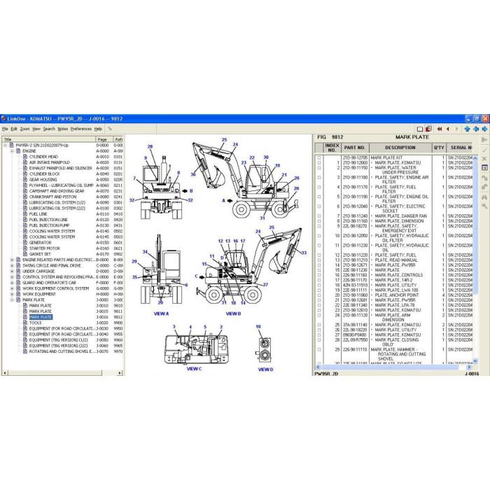 KOMATSU UTILITY EPC 2021 SPARE PARTS CATALOG