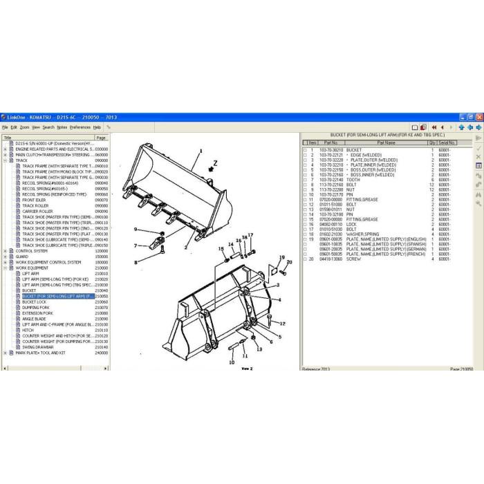 KOMATSU UTILITY EPC 2021 SPARE PARTS CATALOG