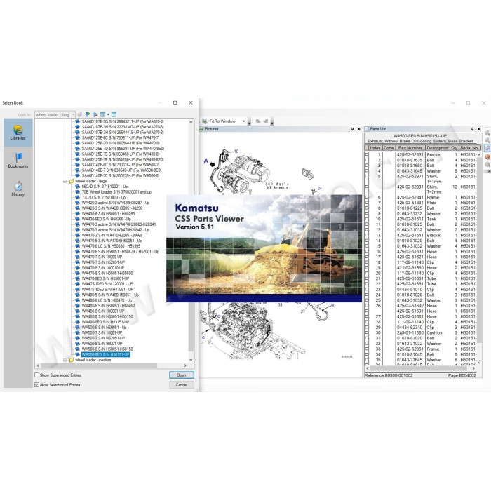 Komatsu Germany EPC spare parts catalog 2021
