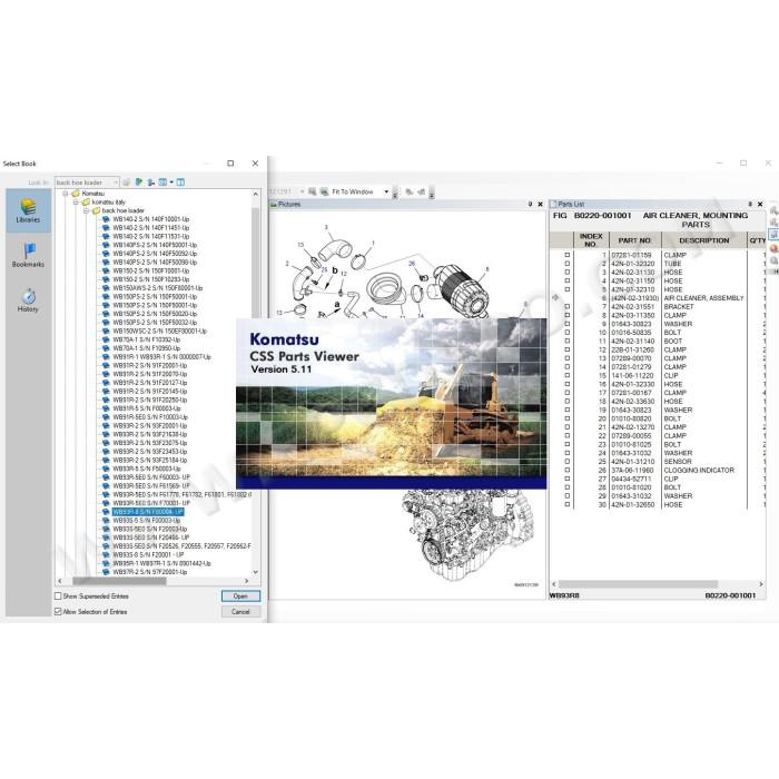Komatsu Italy EPC spare parts catalog 2021