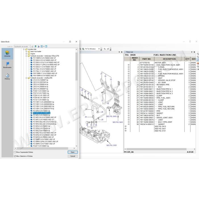 Komatsu Italy EPC spare parts catalog 2021