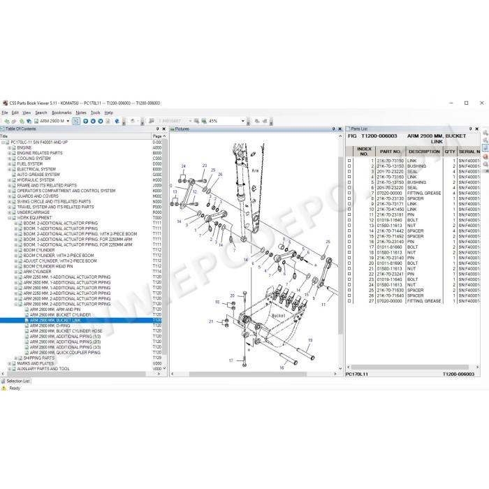 Komatsu Italy EPC spare parts catalog 2021
