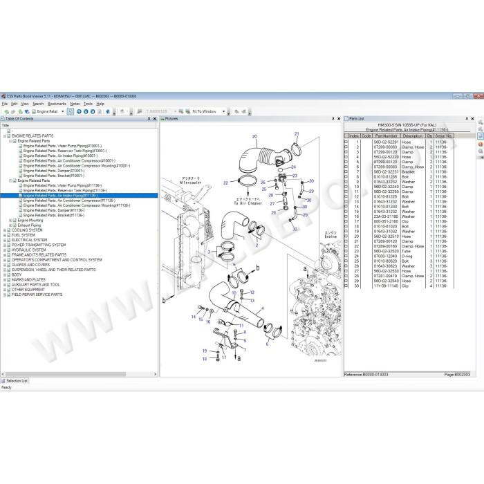 Komatsu Japan Articulated Dump Truck EPC parts catalog 2021